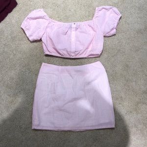 MINKPINK gingham skirt